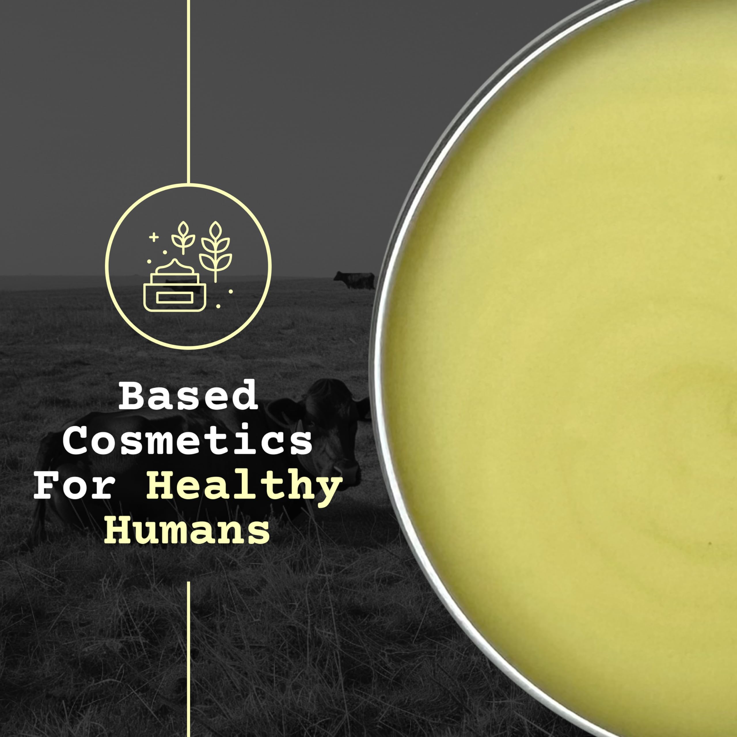 The Tallowed Truth F-Balm face application demonstrates use on cheeks
