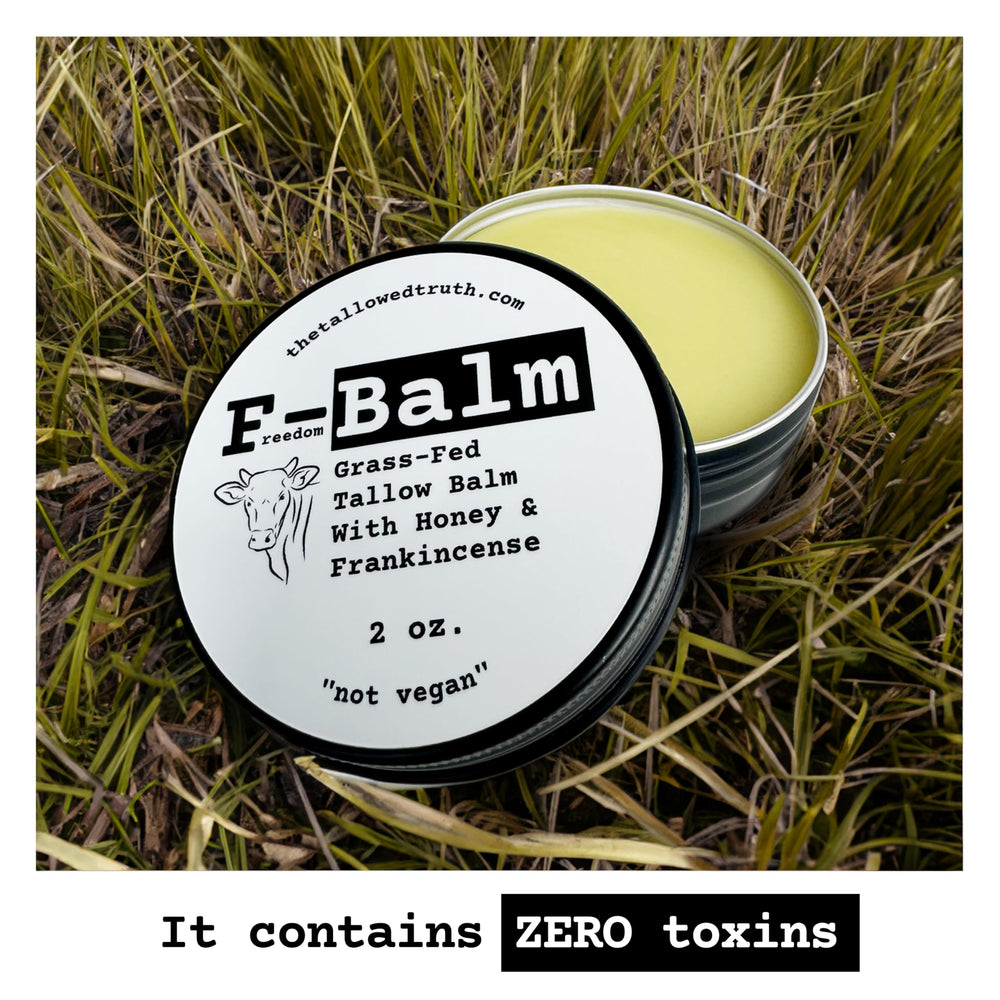 The Tallowed Truth F-Balm frankincense scent closeup evokes natural calm