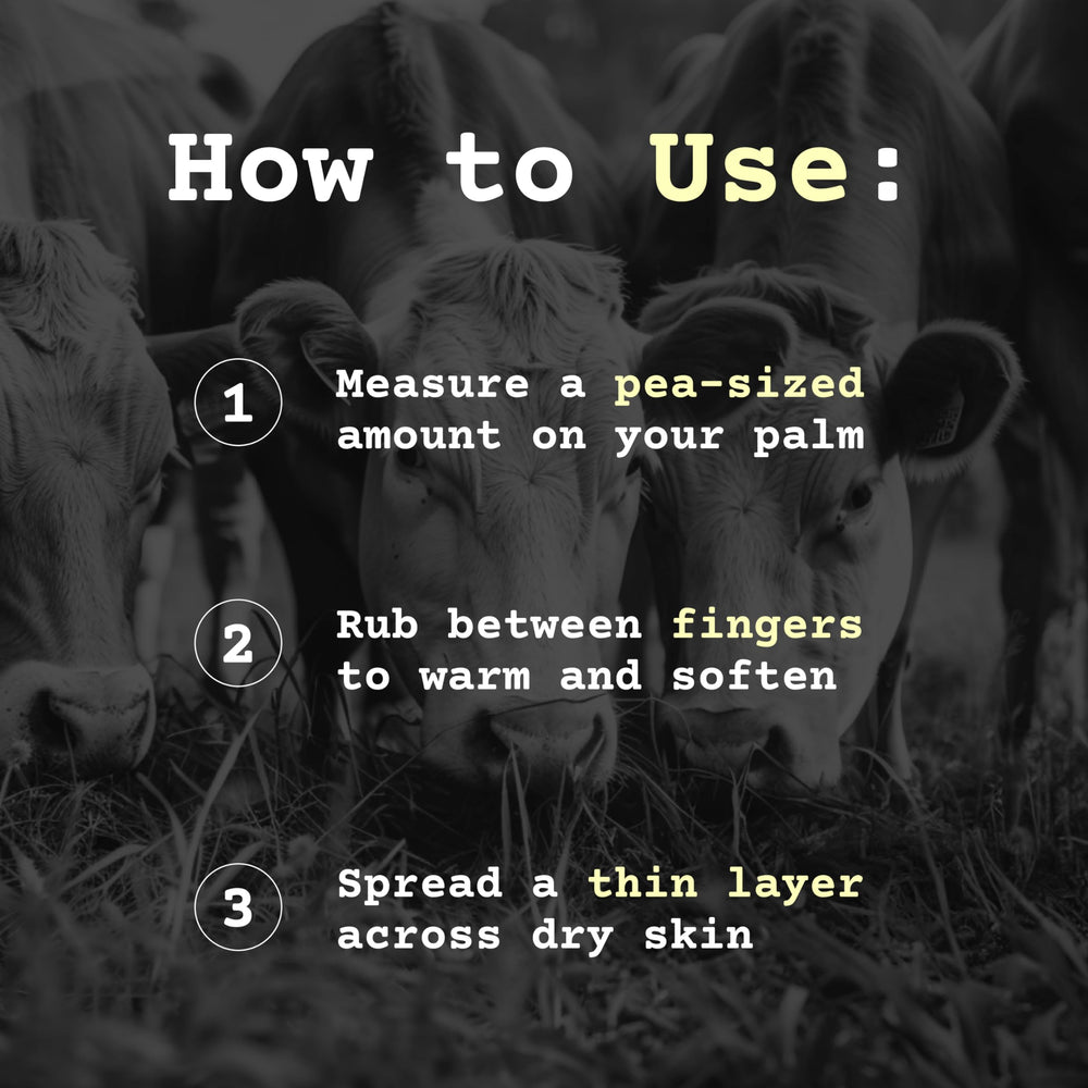 The Tallowed Truth F-Balm ingredients grass-fed closeup emphasizes clean, simple formulation
