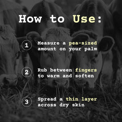 The Tallowed Truth F-Balm ingredients grass-fed closeup emphasizes clean, simple formulation