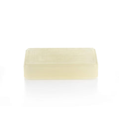 The Unscented Company unscented soap bar during lathering suggests clean, hydrated skin without irritation.