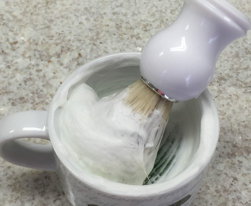 The Village Soapsmith Old Spice shaving soap hand-cut bars add craftsmanship to daily shaving