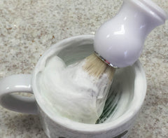 The Village Soapsmith Old Spice shaving soap hand-cut bars add craftsmanship to daily shaving