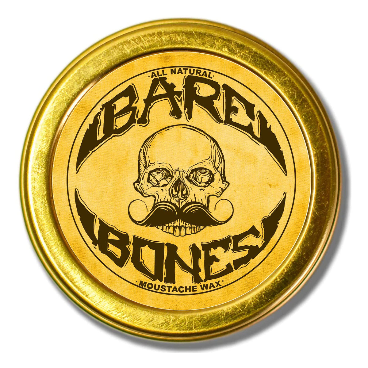 THE VINTAGE GROOMING CO Bare Bones wax packaging highlights no-heat styling.
