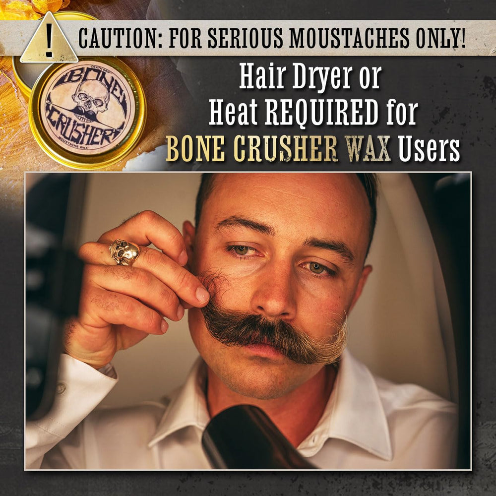 The Vintage Grooming Co Bone Crusher wax climate-ready hold in windy days