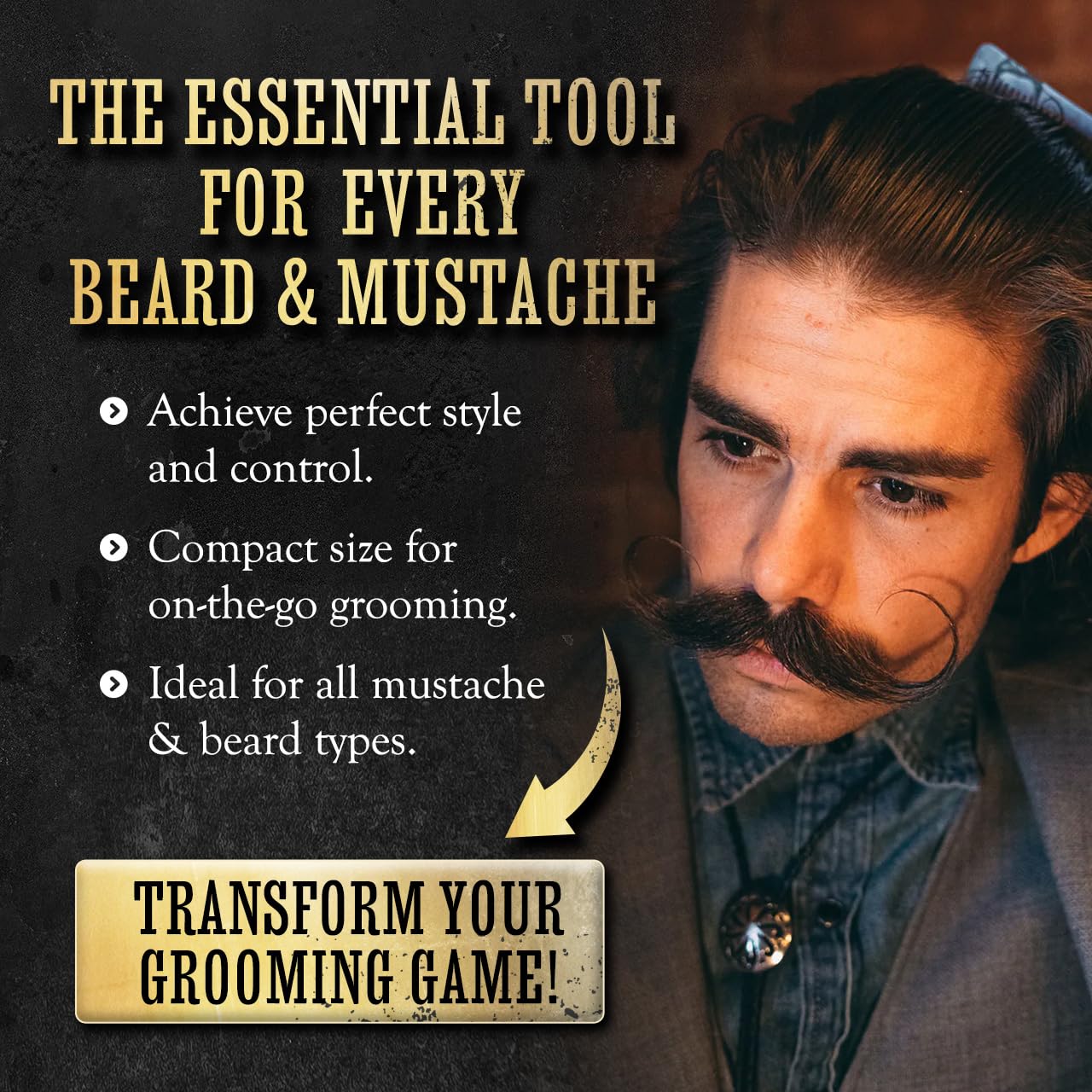 THE VINTAGE GROOMING CO Wax holds up in extreme weather conditions.