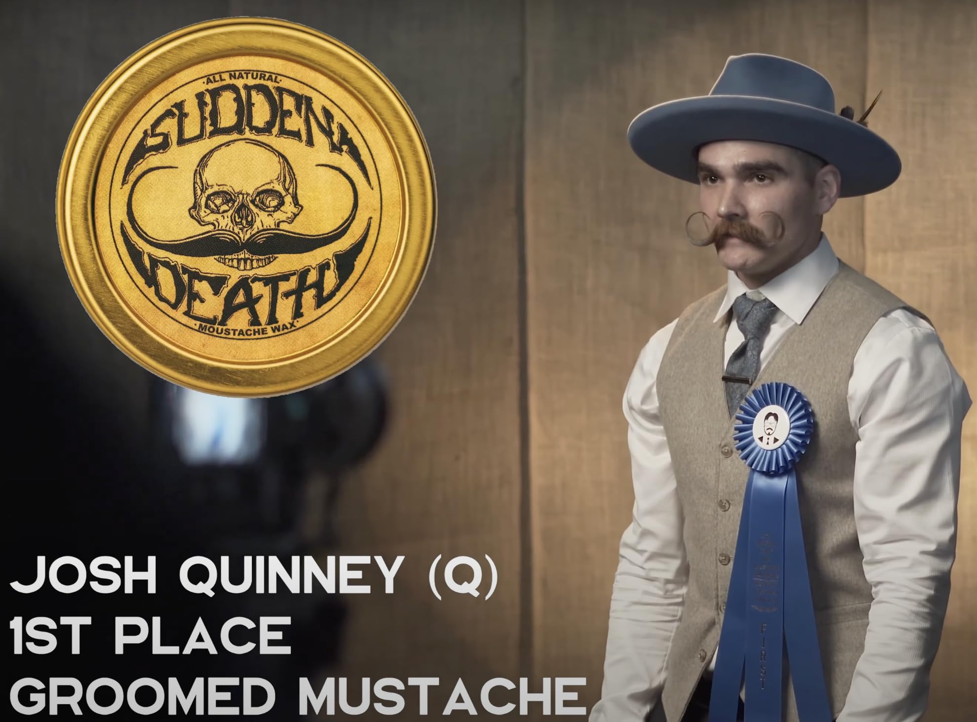 The Vintage Grooming Co Sudden Death wax jar for daily-use styling.
