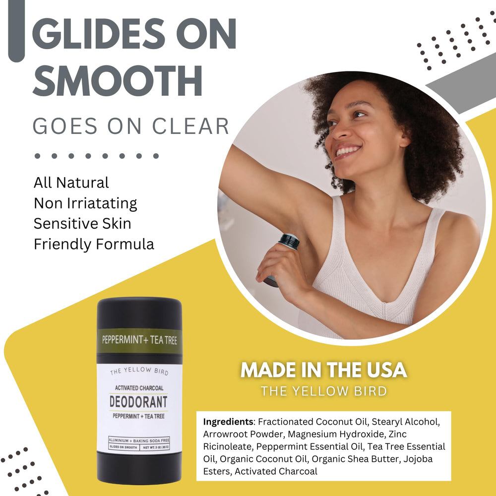 The Yellow Bird skin-friendly formula promotes calm, irritation-free daily wear.