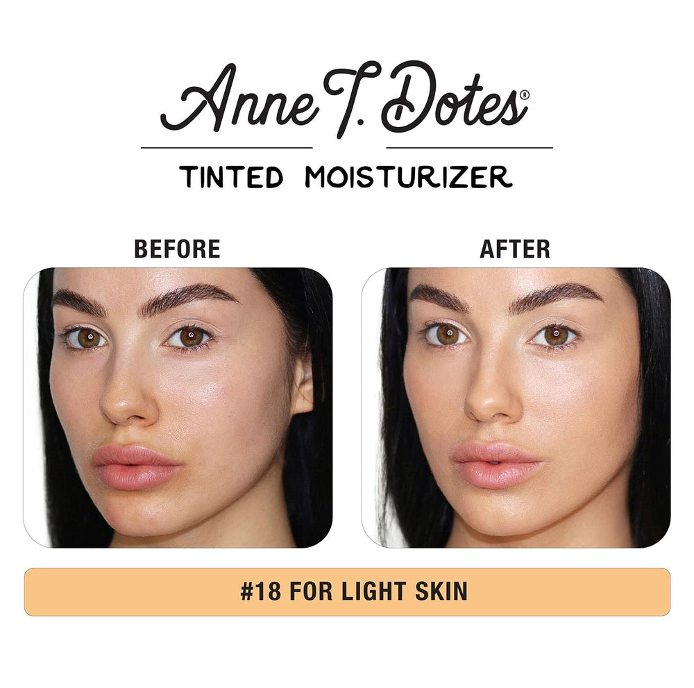 theBalm Anne T. Dotes Tinted Moisturizer acabado natural en piel combinada.