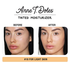 theBalm Anne T. Dotes Tinted Moisturizer acabado natural en piel combinada.