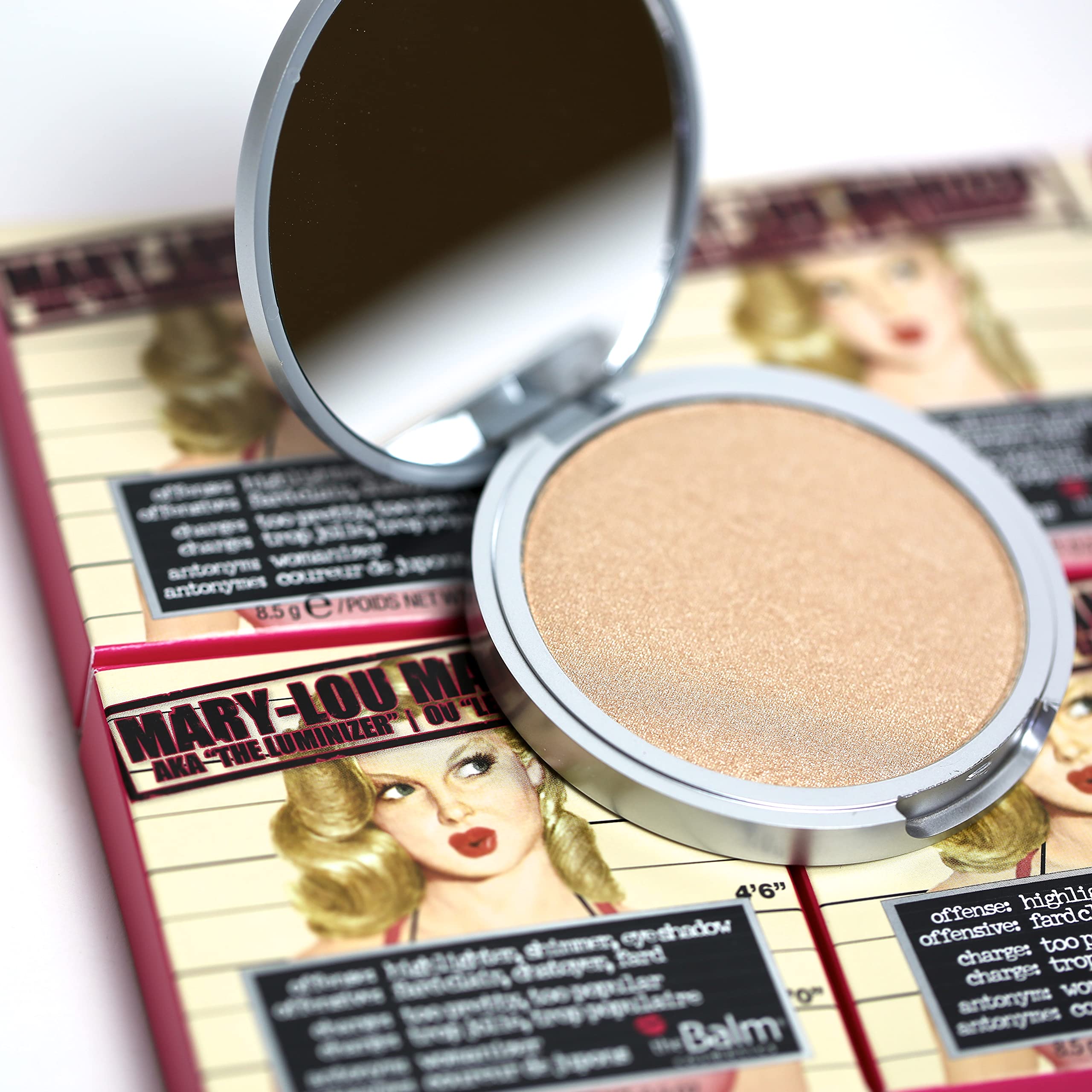 theBalm Mary-Lou Manizer eye shimmer to brighten lids with champagne sheen