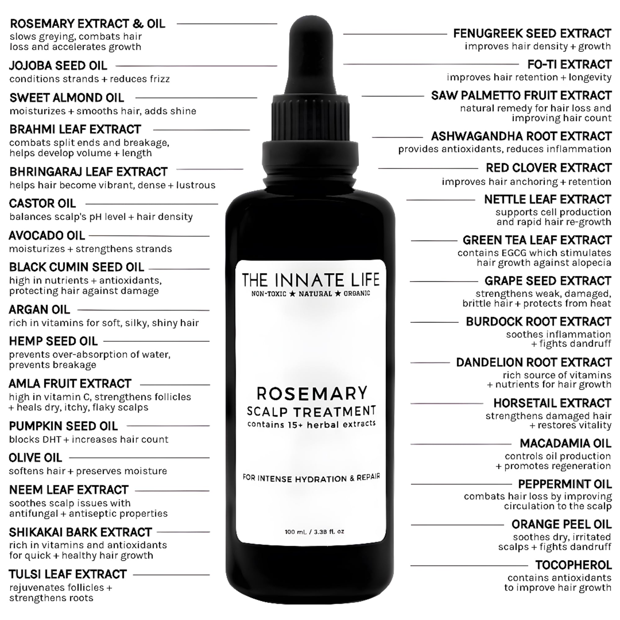 The Innate Life pumpkin-seed-oil bottle fuels scalp health and follicle vitality.