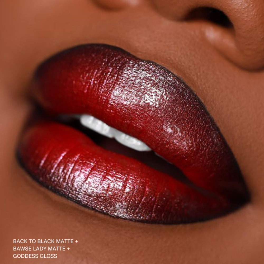 Vegan, cruelty-free lipstick with non-toxic formulations.