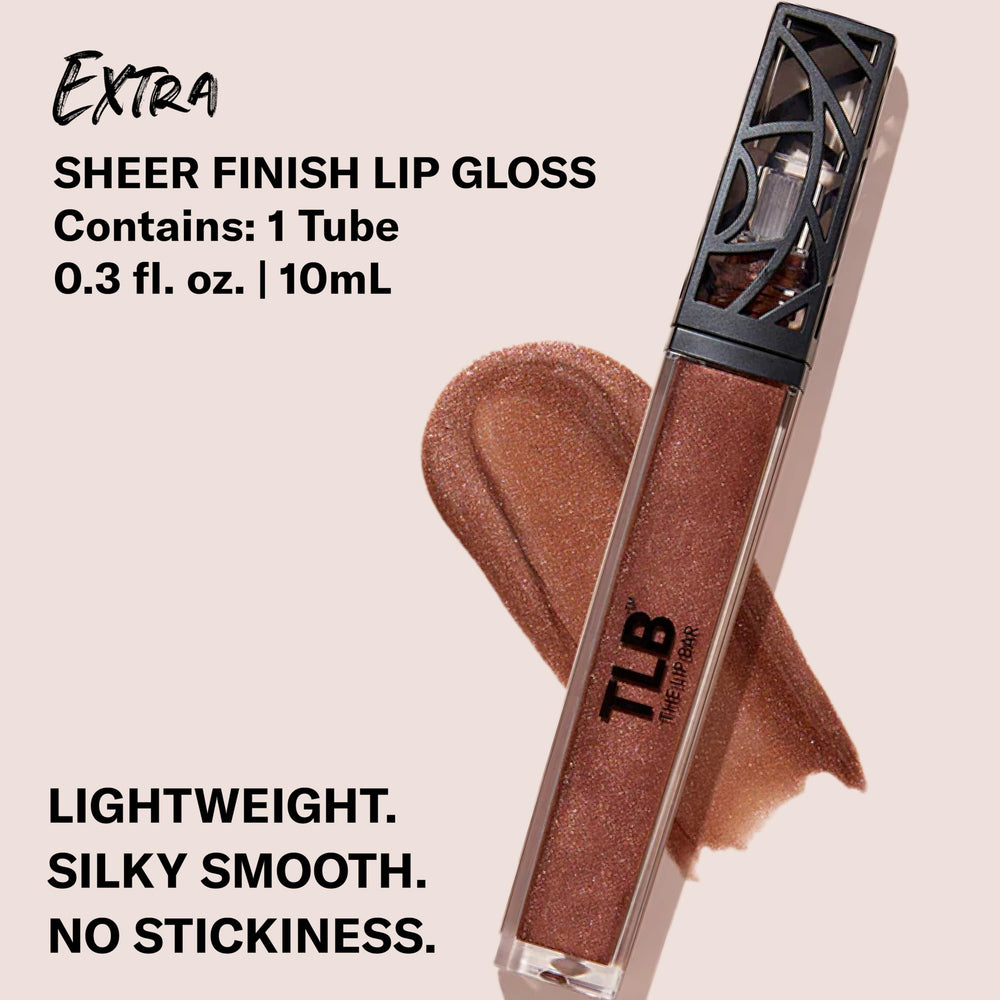The Lip Bar Extra doe-foot applicator delivers precise, smooth application for sheer color.