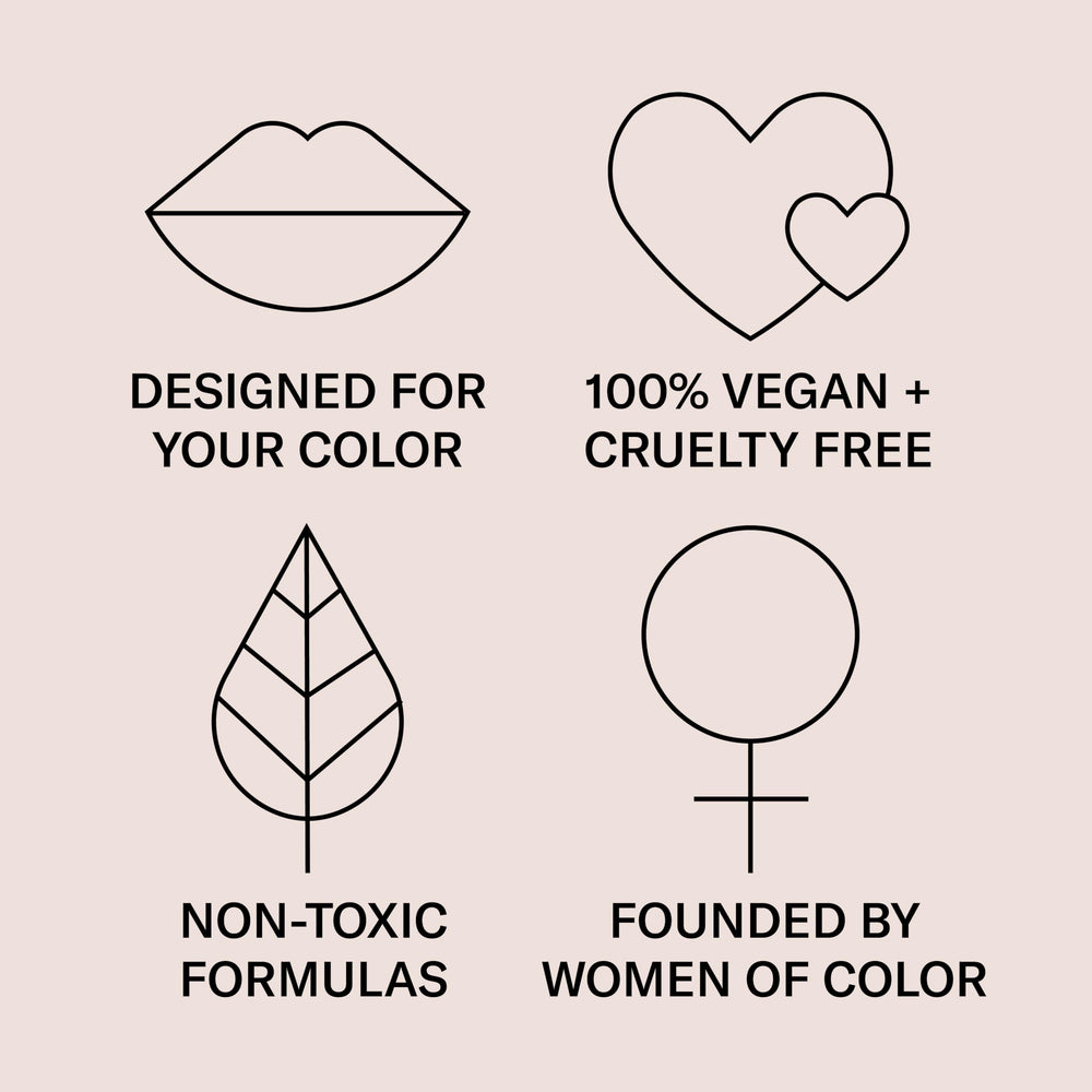 The Lip Bar minimalist packaging emphasizes vegan and cruelty-free beauty values.