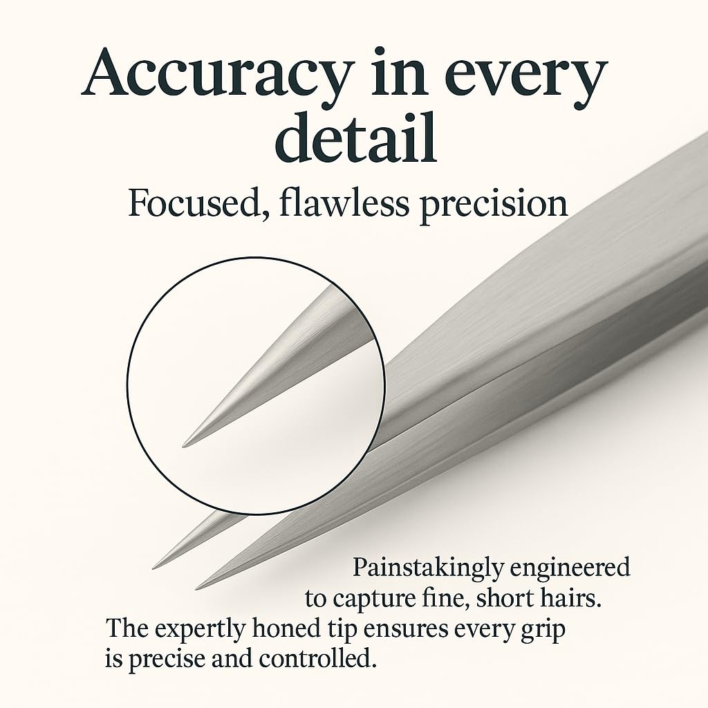 THEMOA tweezers assist in grooming ingrown hairs and stray strands