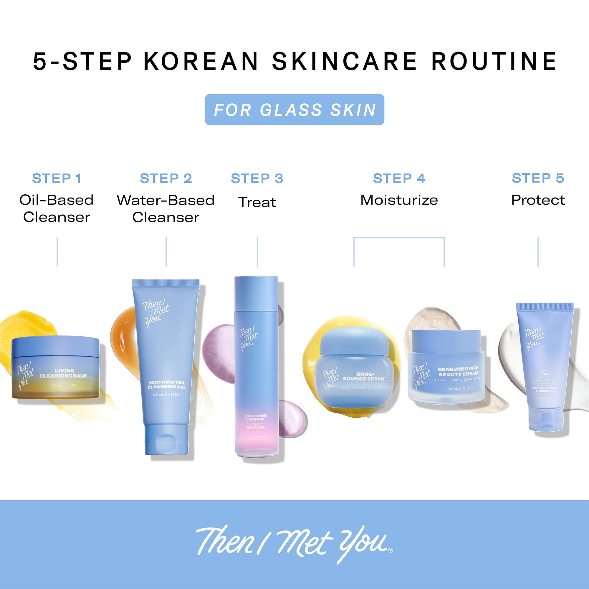 Then I Met You Essence Light Sunscreen packaging box emphasizes vegan and cruelty-free messaging