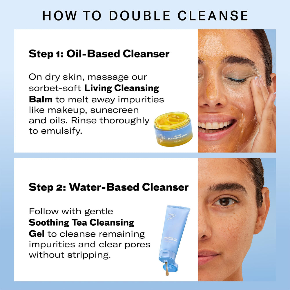 Then I Met You Soothing Tea Cleansing Gel glycerin boosts moisture while removing impurities.