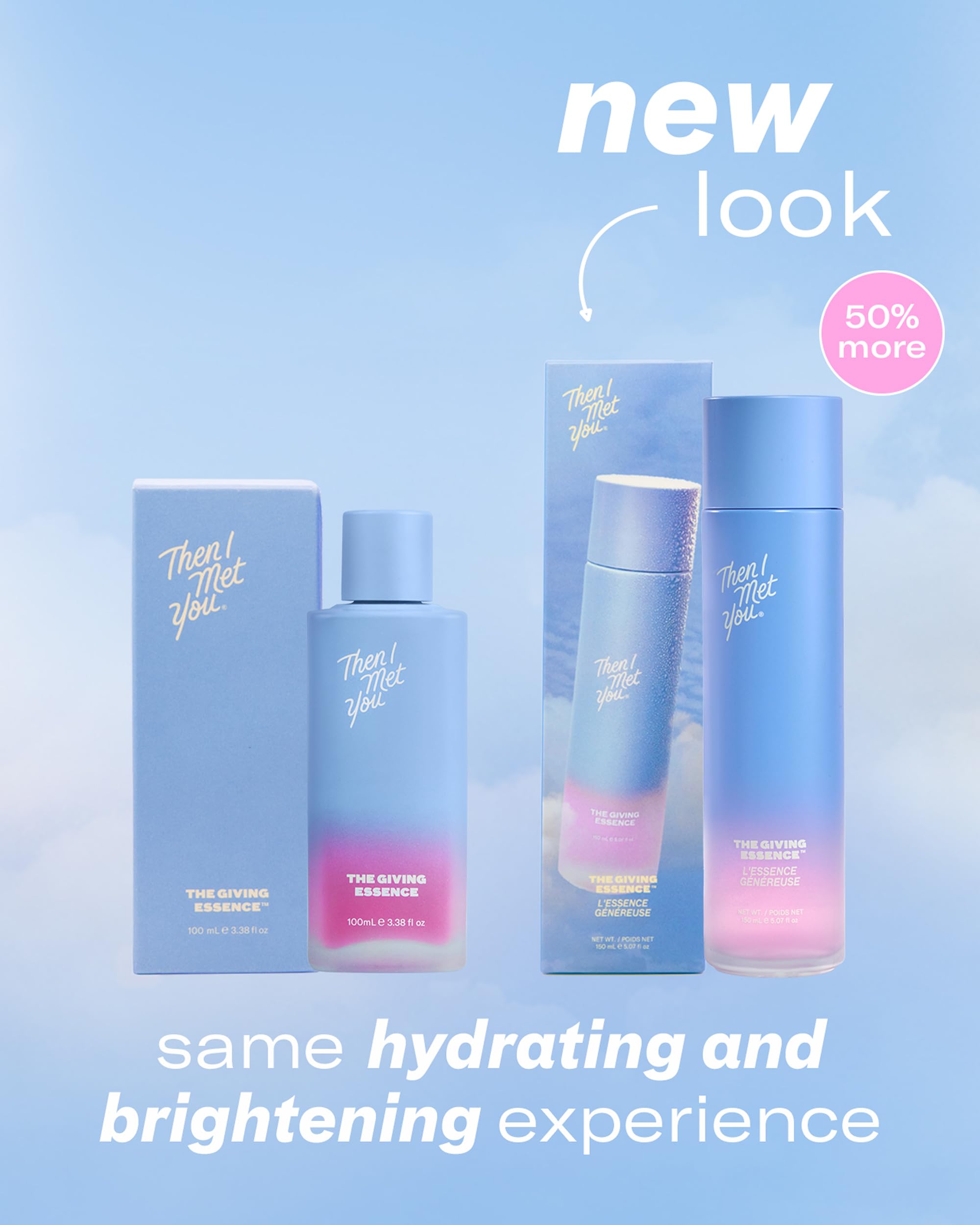 Then I Met You The Giving Essence eco-friendly packaging aligns with sustainable skincare.