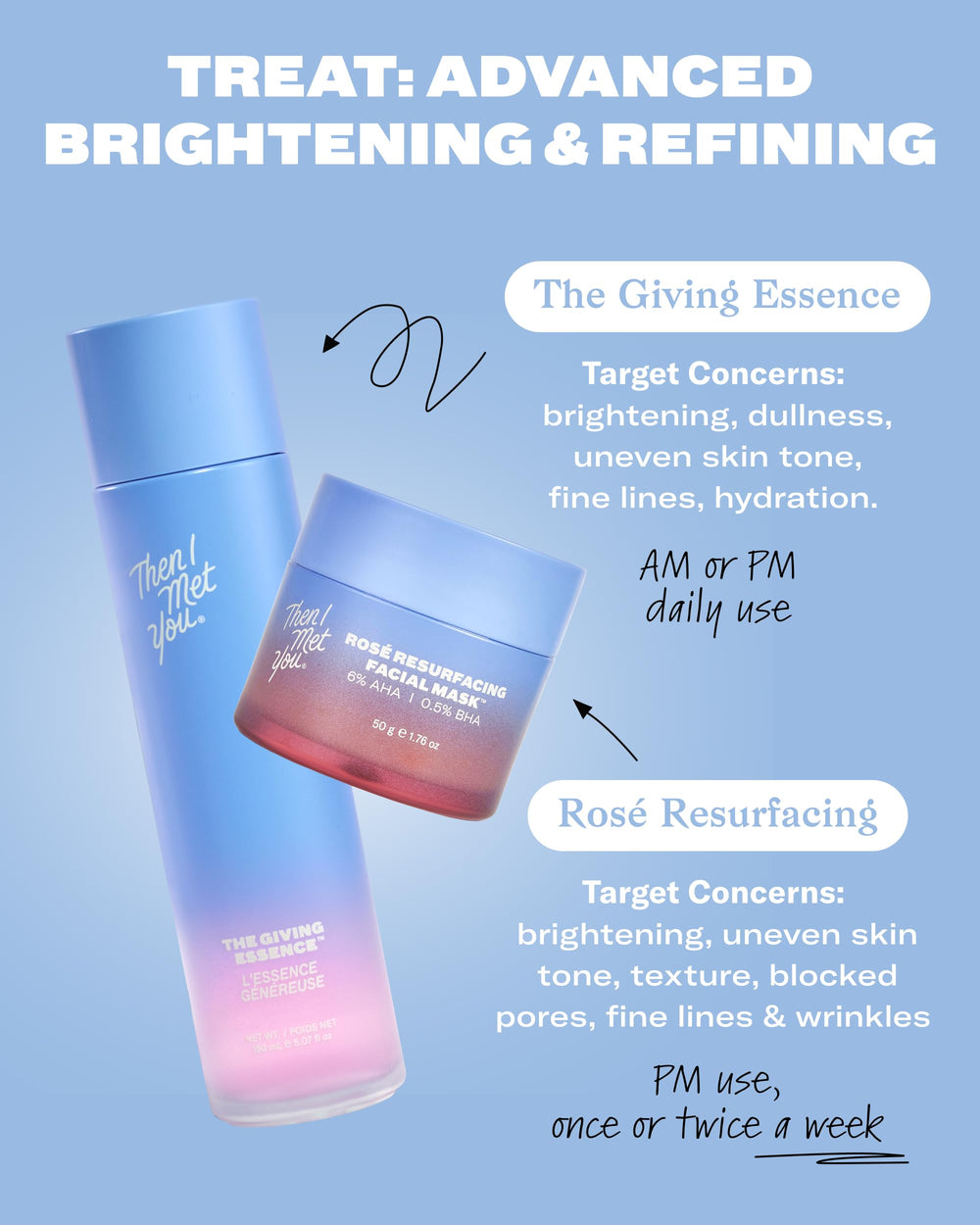 Then I Met You The Giving Essence applied on damp skin improves absorption.