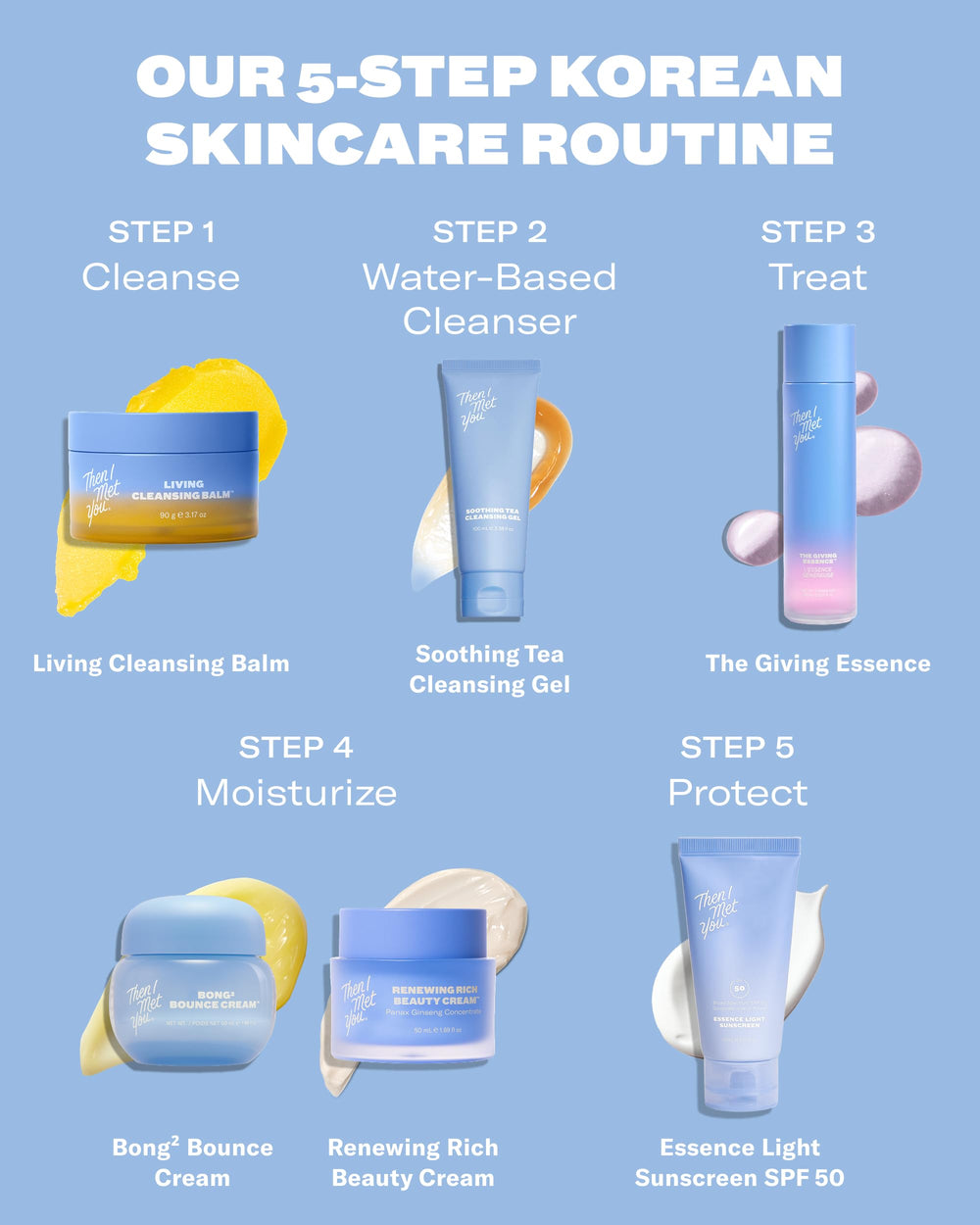 Then I Met You The Giving Essence silky texture invites layering with serums.