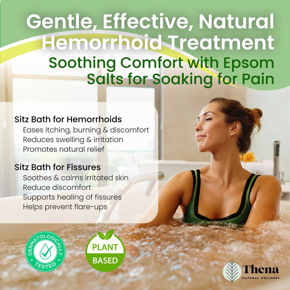 THENA Sitz Bath Soak ideal for postpartum use during toilet routines.