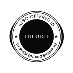 Theorie Amber Rose Conditioner soak-rinse demonstrates conditioning for smoother strands.