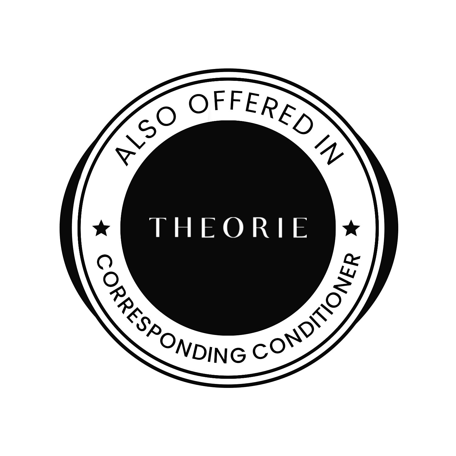 The Theorie shampoo lather close-up suggests rich cleansing and hydration.
