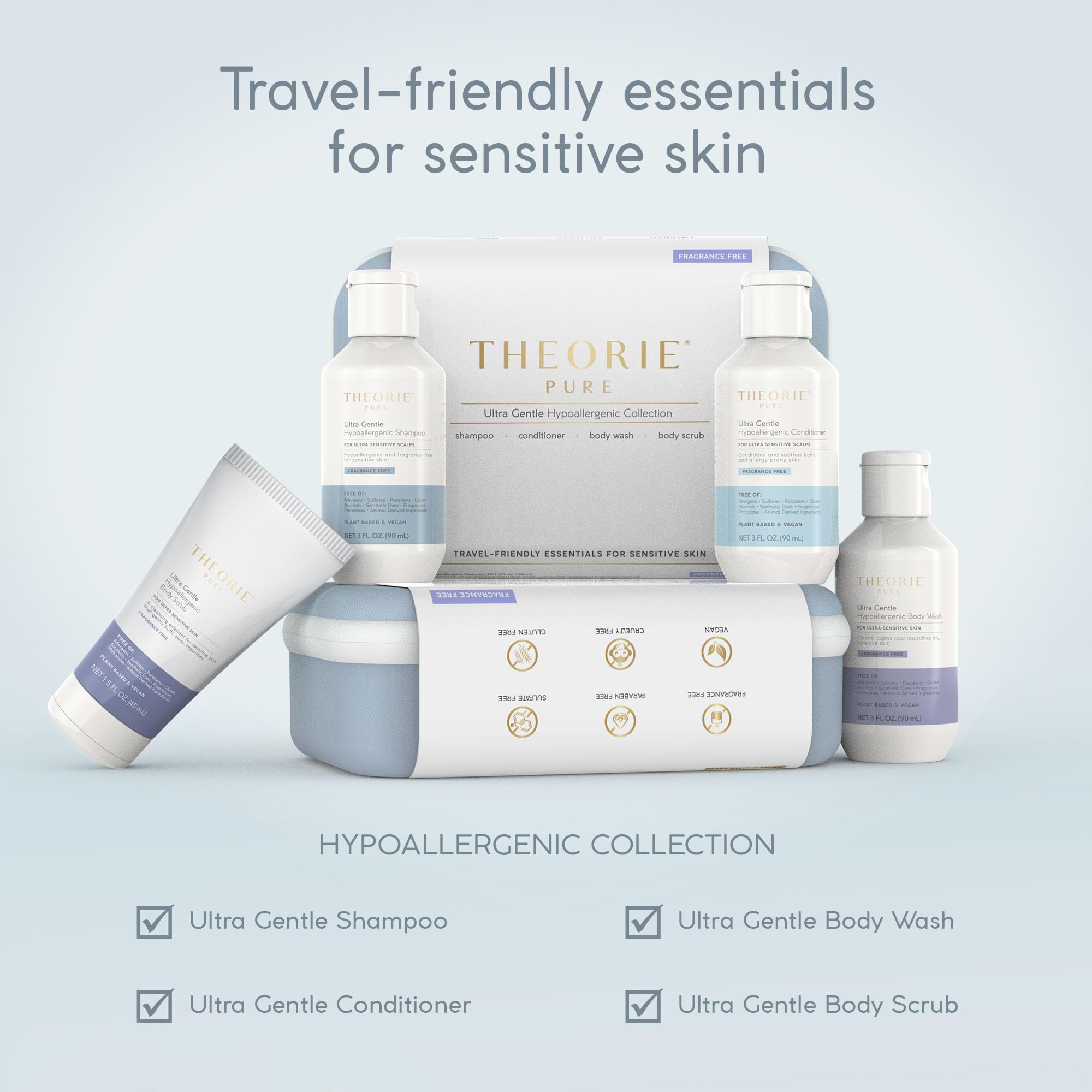 Theorie Pure aloe vera hydration visual emphasizes soothing, moisture-rich skincare.