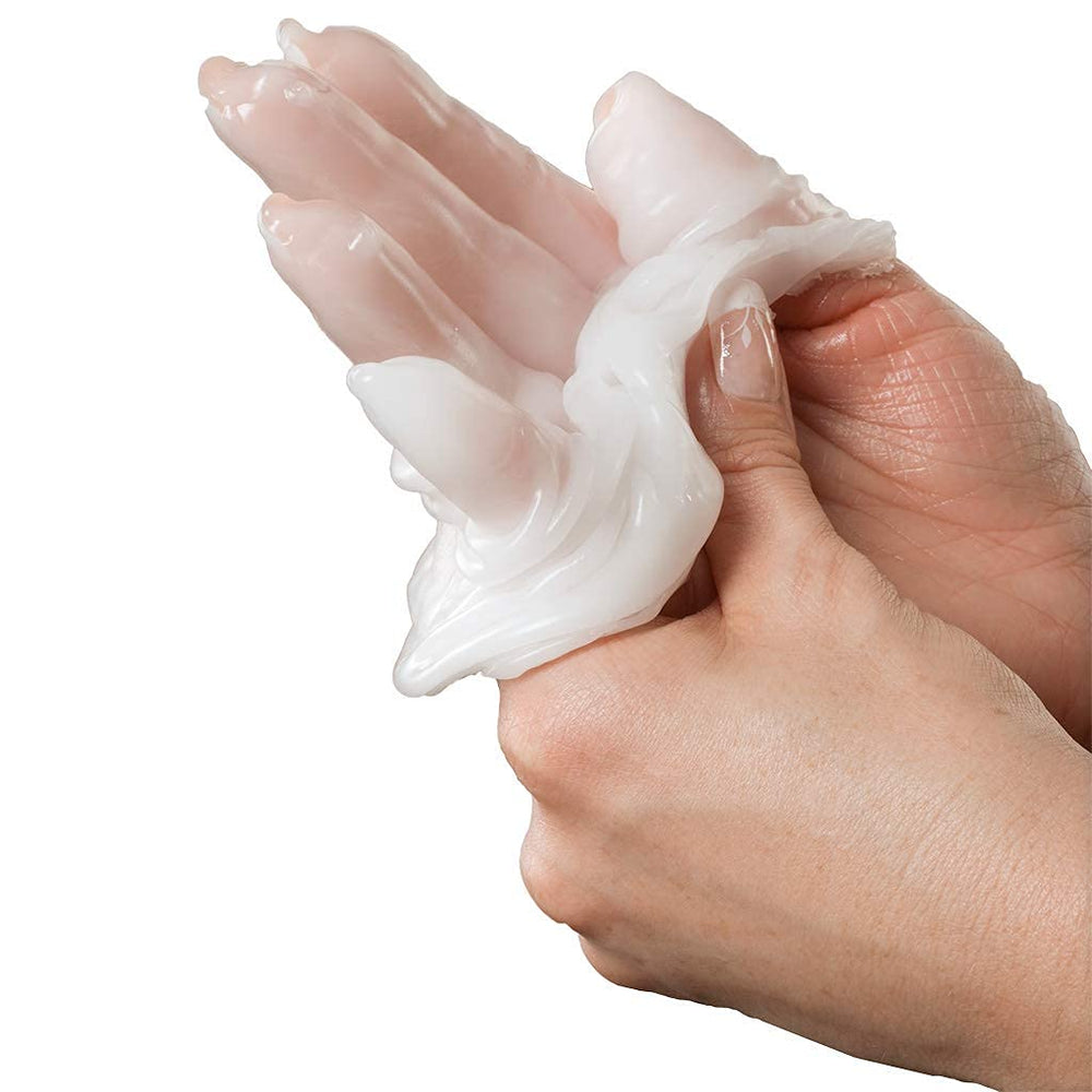 Therabath Lavender Harmony gloved application demonstrates controlled, mess-free use.