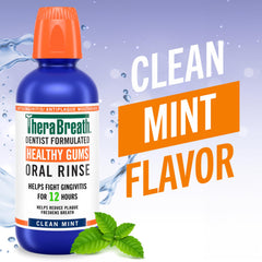 TheraBreath label close-up highlighting CPC ingredient and claims