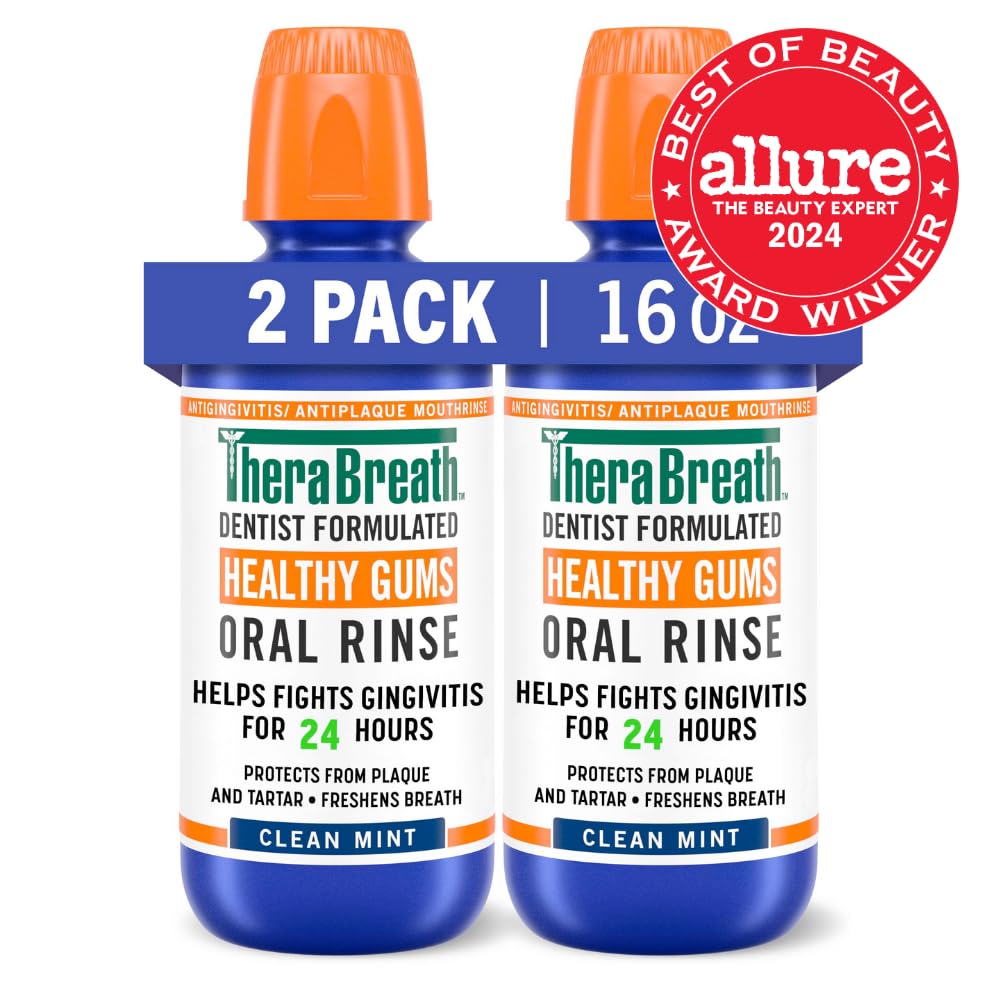 TheraBreath certification logos showing vegan gluten-free and halal