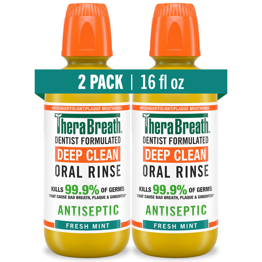 TheraBreath front packaging showing fresh mint benefits