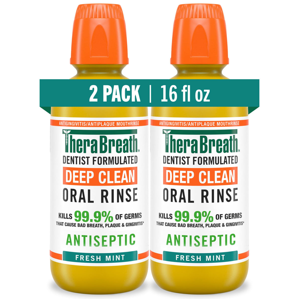 TheraBreath front packaging showing fresh mint benefits