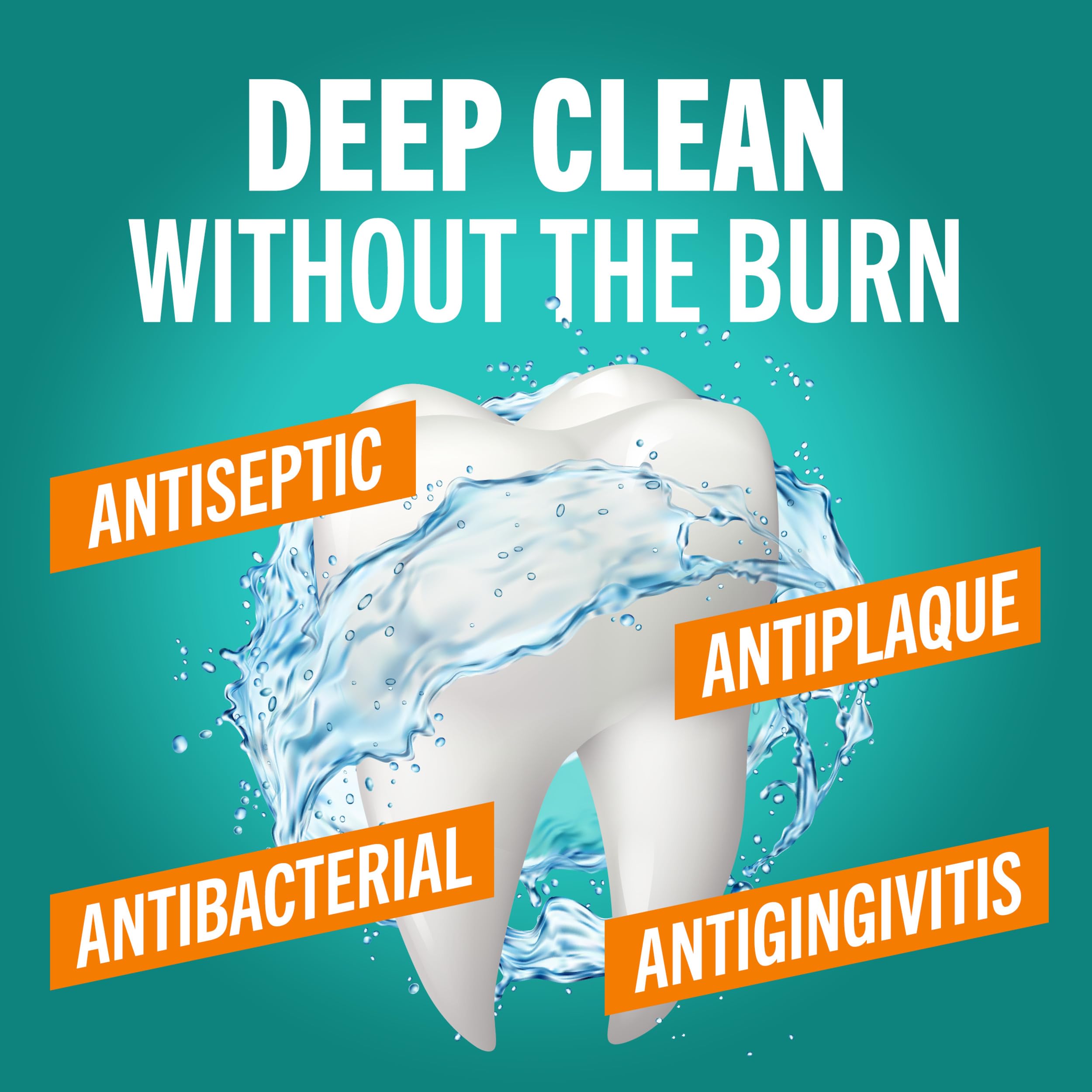 TheraBreath liquid texture close-up showing gentle non-burning feel