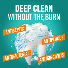 TheraBreath liquid texture close-up showing gentle non-burning feel