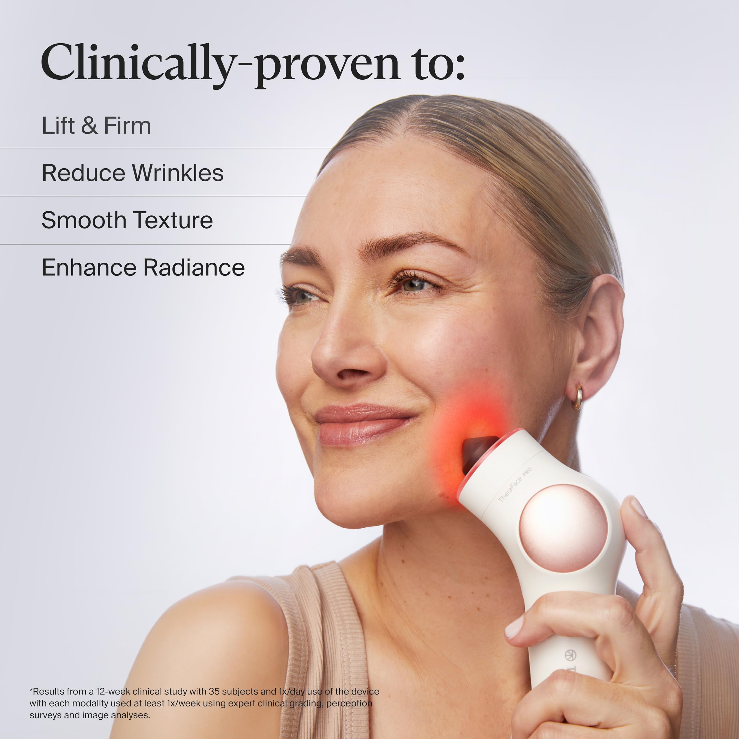 TheraFace PRO magnetic rings switching between treatments for customizable anti-aging routines