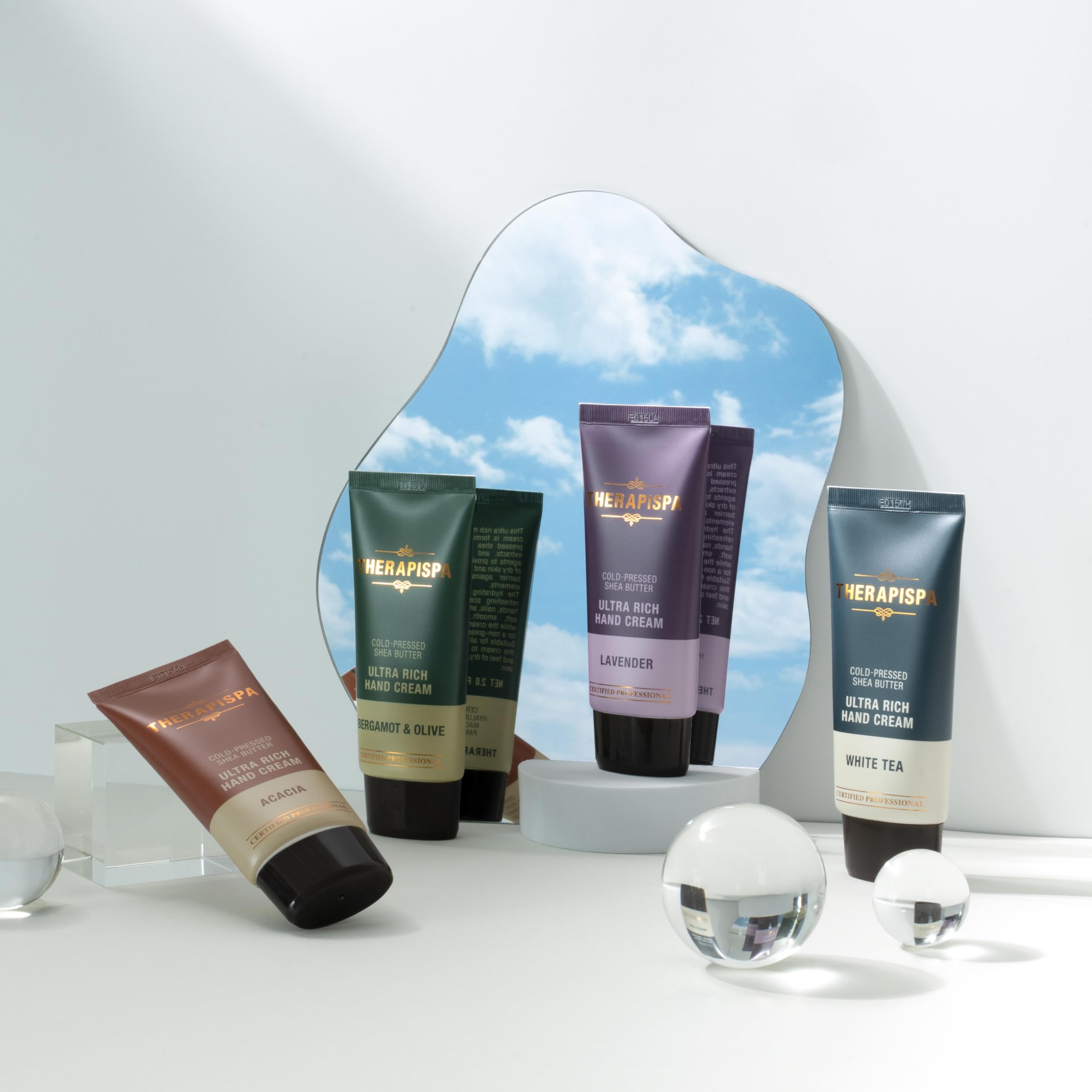THERAPISPA Ultra Rich Hand Cream packaging shot highlights premium hand care