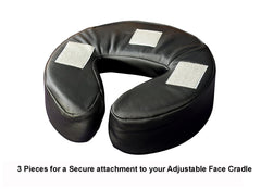 Therapist's Choice headrest cushion leather cover is durable and easy to clean.