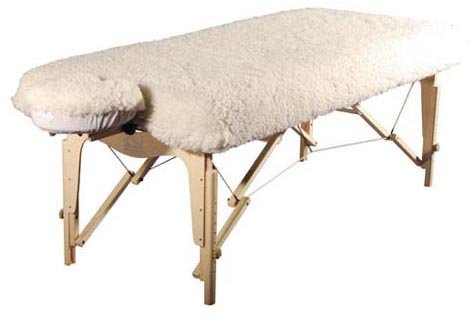 Therapist's Choice Deluxe fleece pad topper provides extra cushioning and client warmth for massage sessions