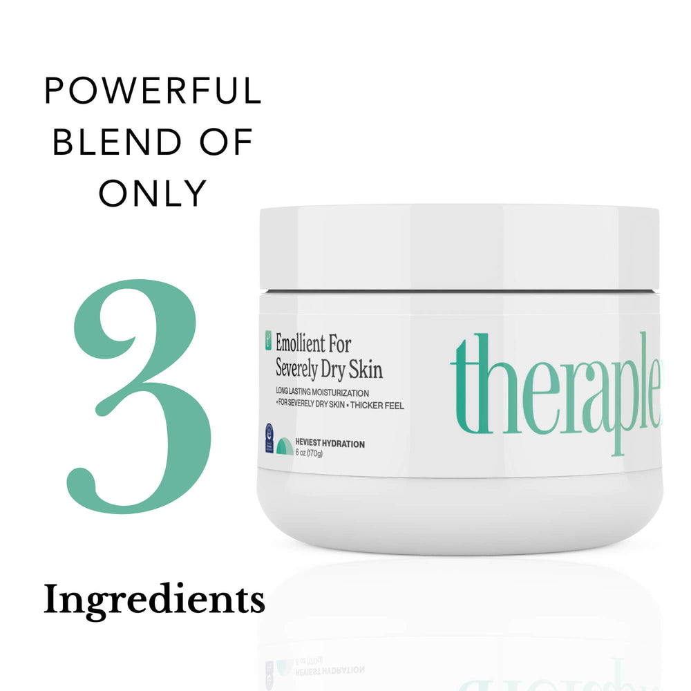 Theraplex Emollient Cream being applied to hands and feet