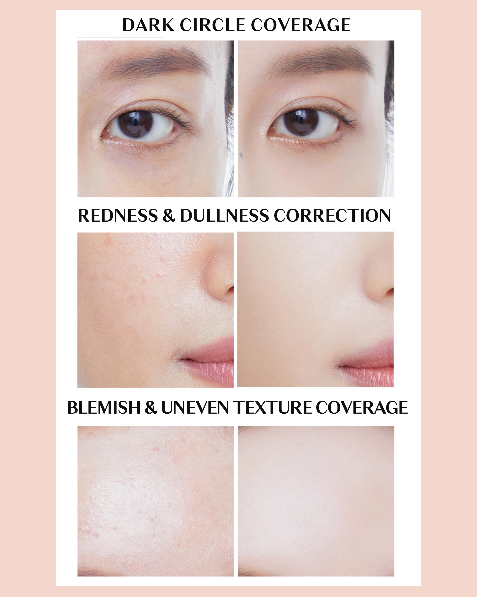 THESAEM Cover Perfection Balm texture blends smoothly for natural matte finish.