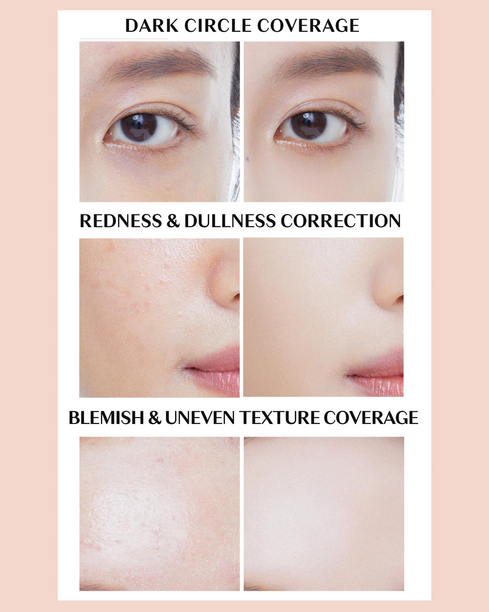 THESAEM Cover Perfection Balm texture blends smoothly for natural matte finish.
