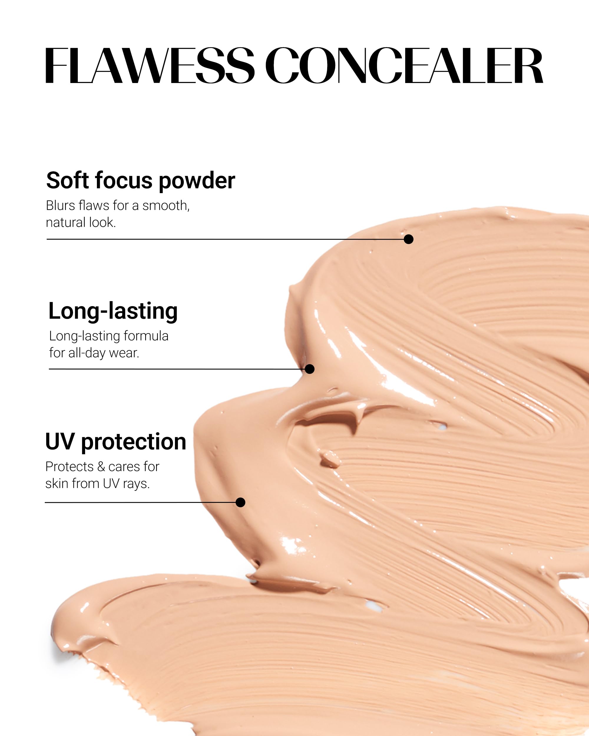 THESAEM Cover Perfection Tip Concealer shade range enables season-to-season matching.