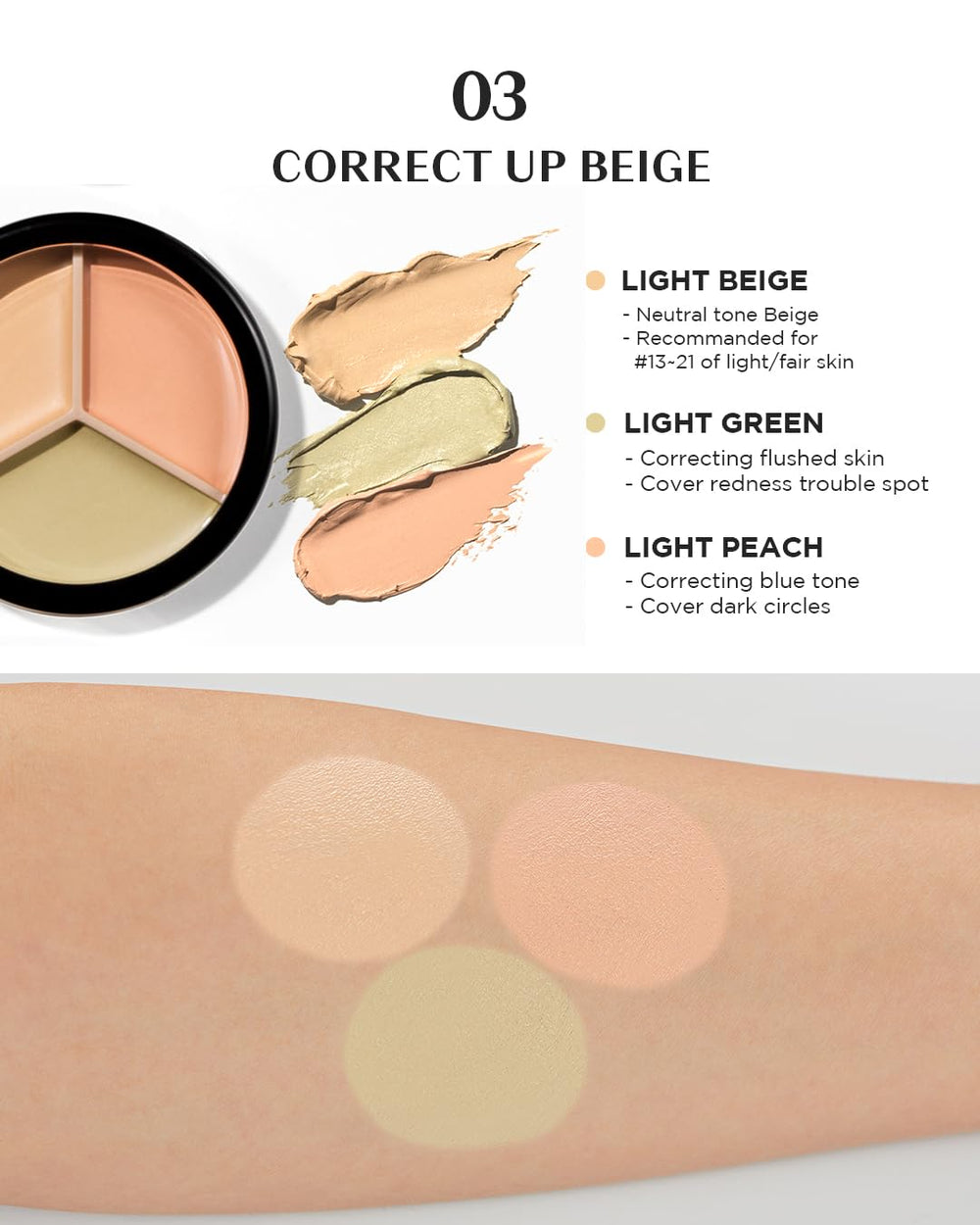 THESAEM Dense balm texture demonstrates melting-fit makeup during wear