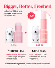 THESAEM Iceland Hydrating Eye Stick cooling texture exterior demonstrates refreshing relief during long days.