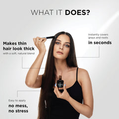 Thick Fiber root touch up powder compact ready for quick touch-ups