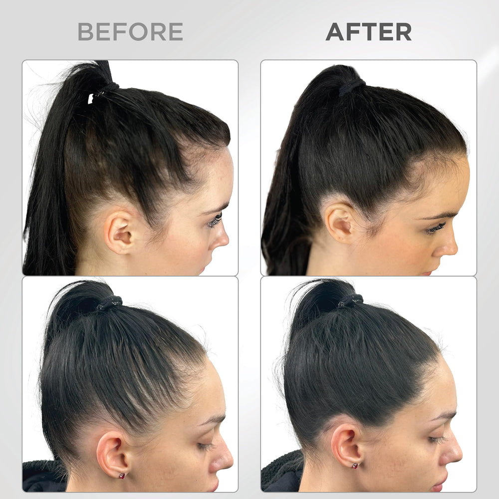 Thick Fiber Root Touch Up Powder mirror included for precise, on-the-spot checks