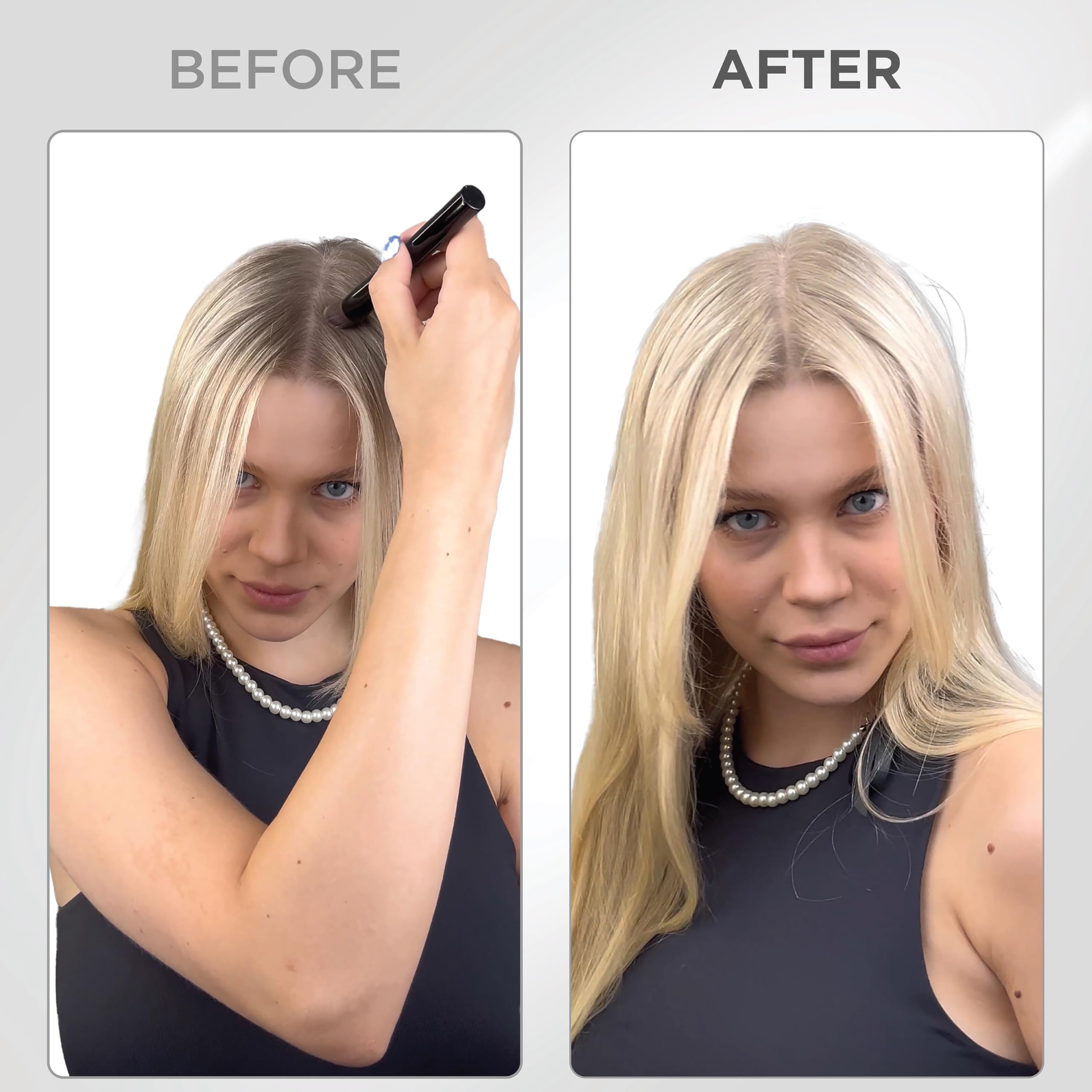 THICK FIBER root touch up puff supports quick, even root coverage on the go