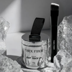 Thick Fiber sweat-resistant formula endures workouts and outdoor activities.